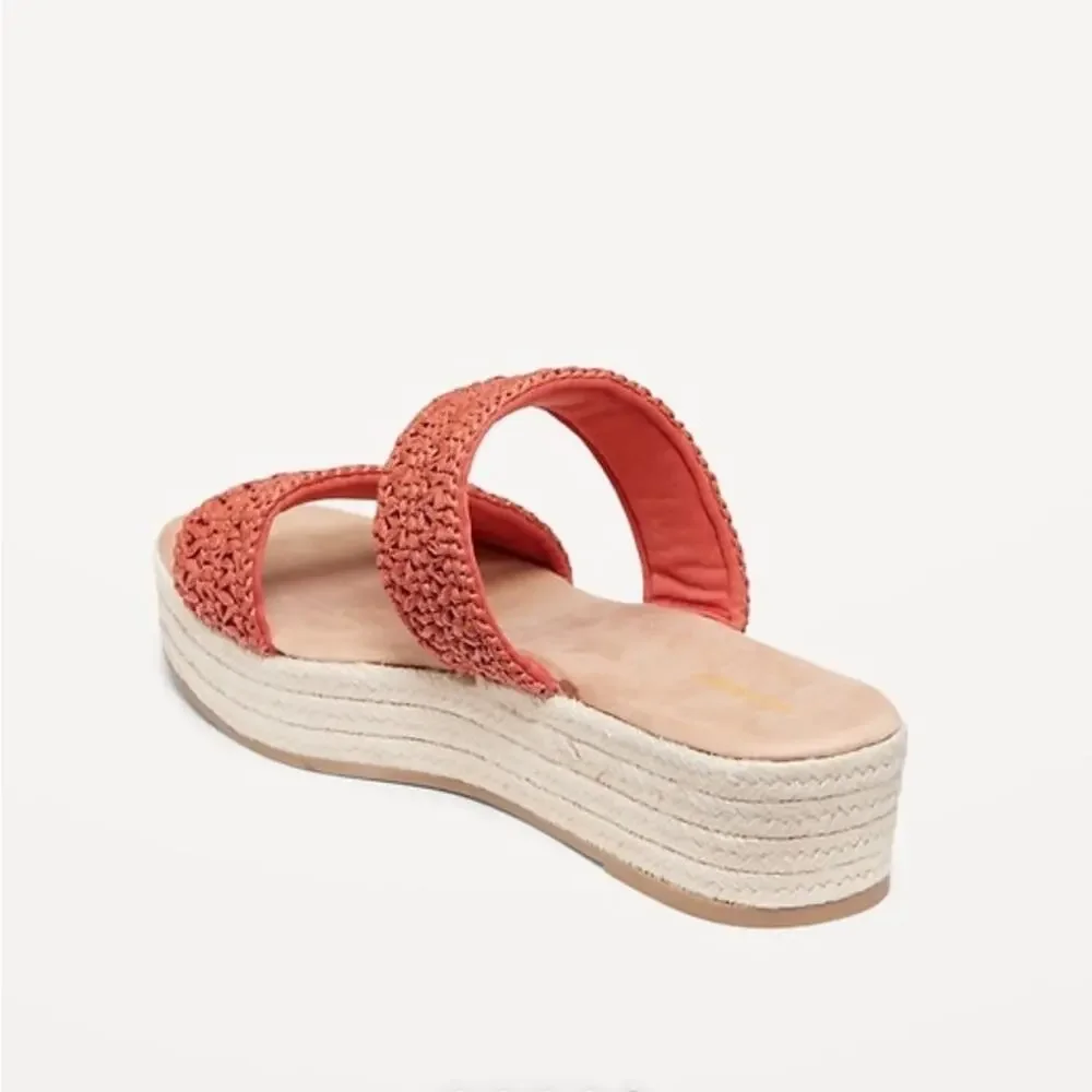 Old Navy Ginger Spice Double-Strap Espadrille Sandals